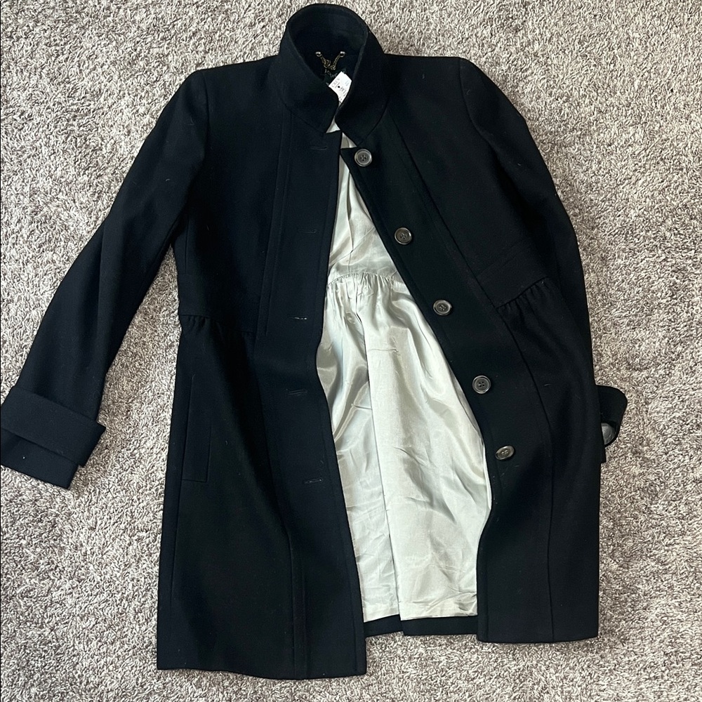 J. Crew Factory Women’s Black Trench Coat